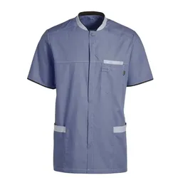 Unisex Kasack "25415" - L - staubblau