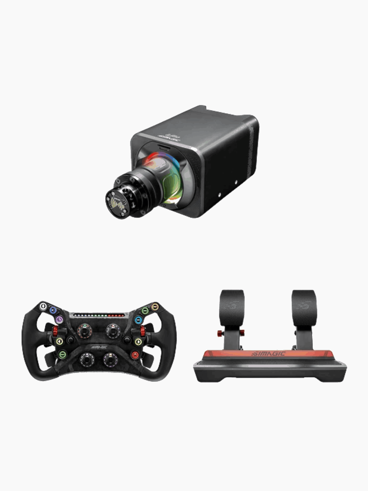 Simagic Green Flag Bundle EVO Sport + GT Neo + P700 - Sim racing Bundles