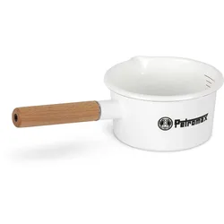 Petromax Emaille Stieltopf Weiß 1 Liter