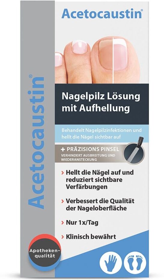 Acetocaustin Nagelpilz Lösung mit Aufhellung