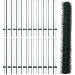 vidaXL, Gartenzaun, Heinsenhof (5 cm Maschenbreite)
