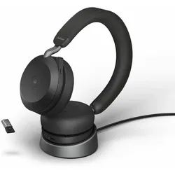 JABRA Evolve2 75 - USB-A MS Teams inkl. Ladestation schwarz