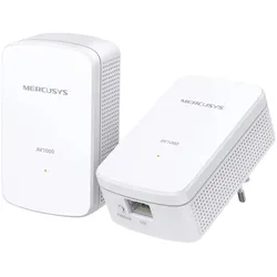 TP-Link Powerline-Ethernet-Adapter (2 Stk. Set) (1000 Mbit/s), Powerline, Weiss