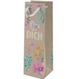 Susy Card Geschenkt.Kraft 10,5x36x10cm Flower Frame FSC