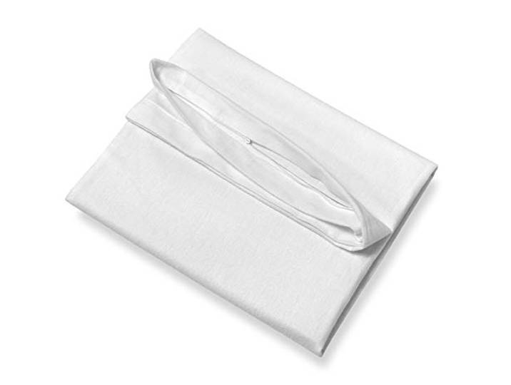 SETEX Antiallergen Kissen-Schonbezug, 80 x 80 cm, 100% Baumwolle, Kissenbezug für Kopfkissen, Protect & Care Bettwäsche, Weiß