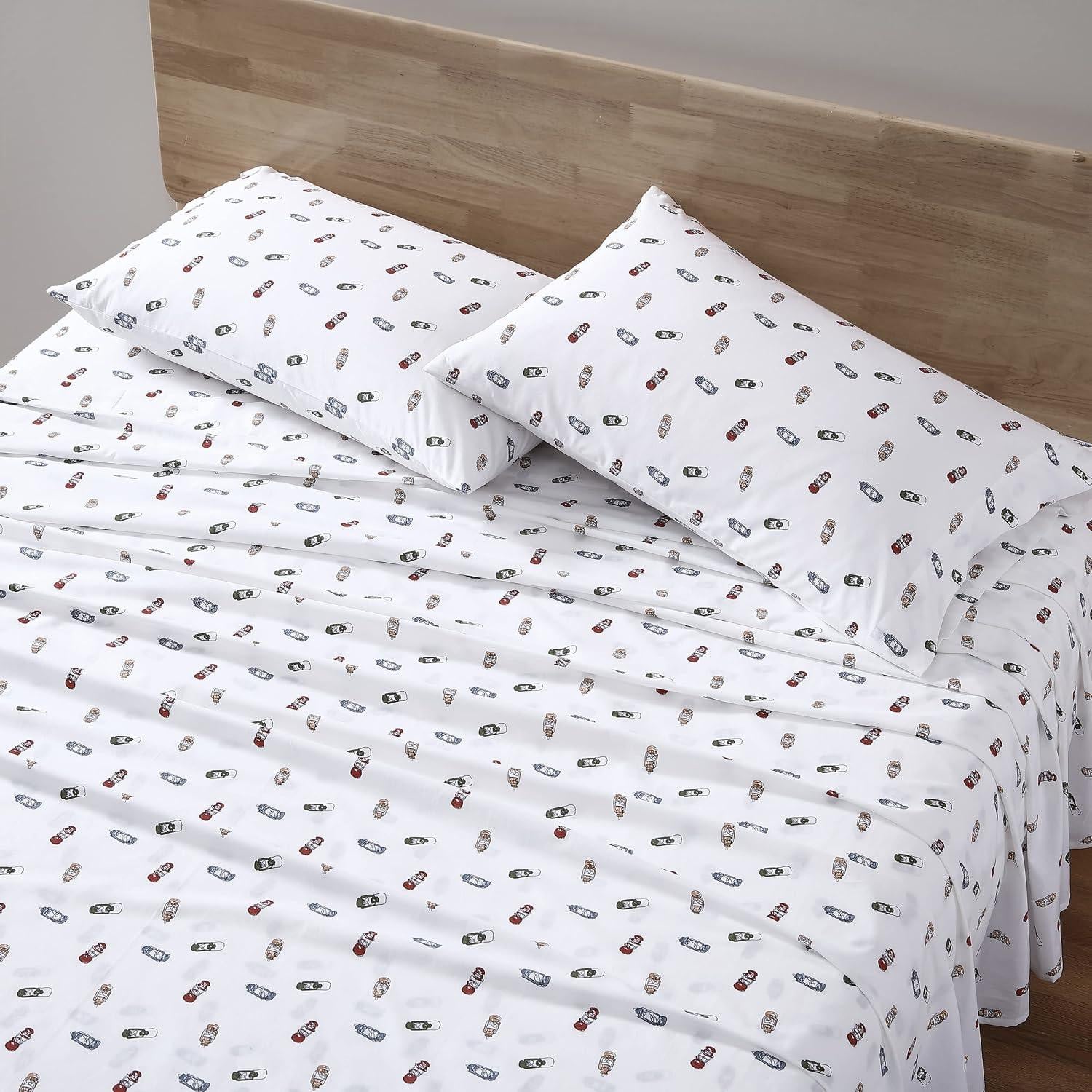 Bauer King Lakens - Katoen Percale Beddengoed Set - Lantern White