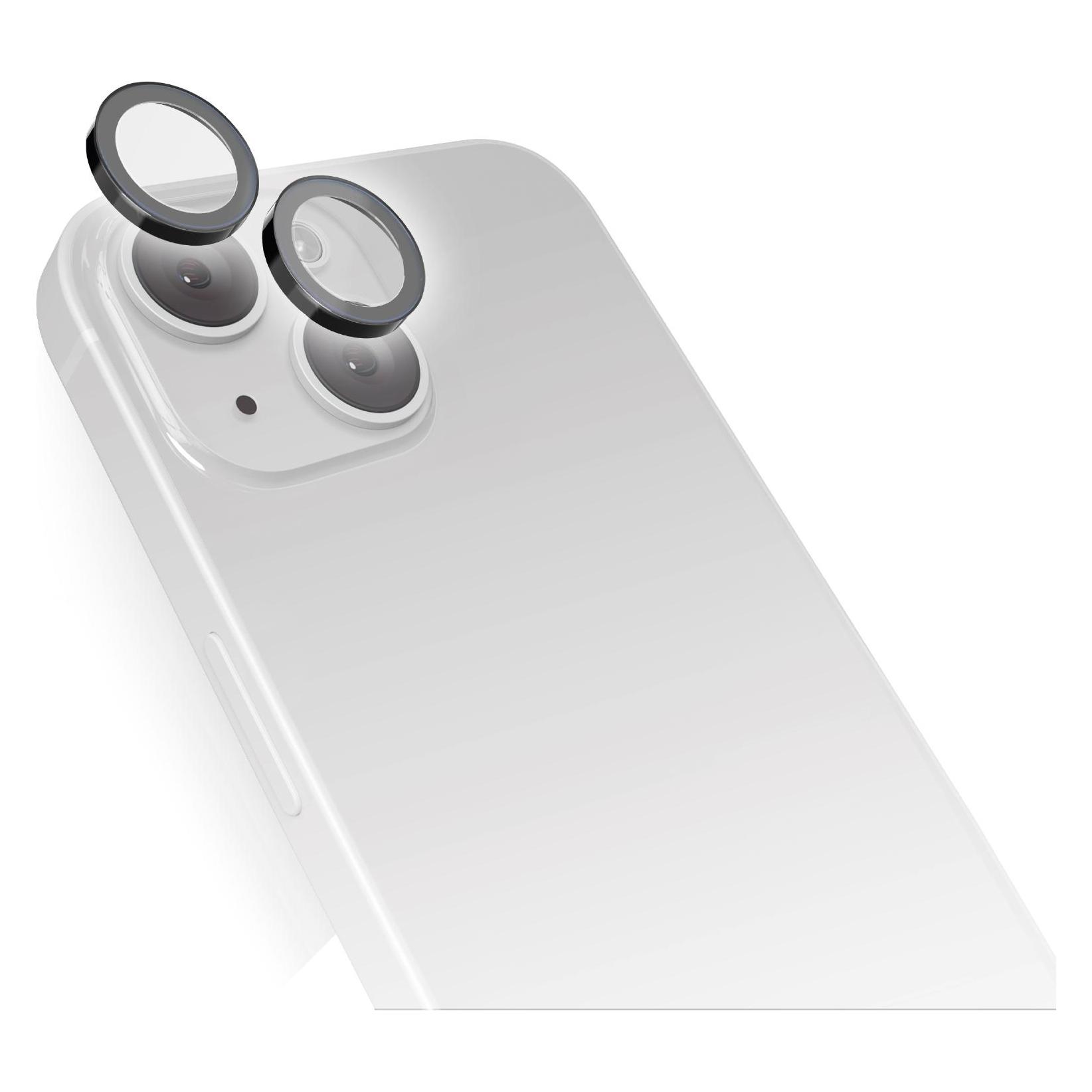 SBS Kameralinsenschutz für iPhone 15/15 Plus (1 Stk., Apple iPhone 15, Apple iPhone 15 Plus) (TESINCAMGLIP15)