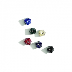 dice Würfel - 8-seitig - pearl - 50 Stück 242752