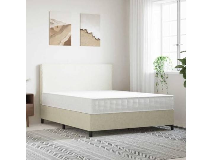 TUERYAFEK Taschenfederkernmatratze Mittelfest 160x200 cm 7 Liegezonen, atmungsaktiv, abnehmbarer Bezug waschbar bis 40 Grad, gerollt im Karton