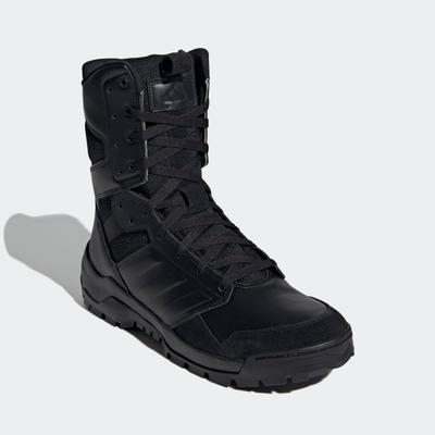 Stiefel ADIDAS PERFORMANCE "GSG-9.2024", Herren, Gr. 43, schwarz (core schwarz, core schwarz, core schwarz), Leder, Textil, Schuhe Stiefel, Outdoorschuh, Einsatzstiefel