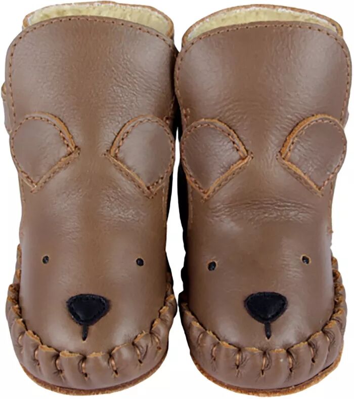 Donsje Amsterdam - Schuhe, Schuhe Bär Baby Bär Design Booties, 6-12 MONATE, Cognac
