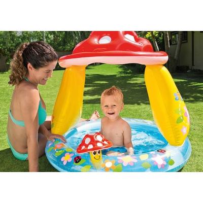 Intex BabyPool ''Mushroom'' mit Sonnenschutz, Wasserbedarf ca 45l, aufblasbare