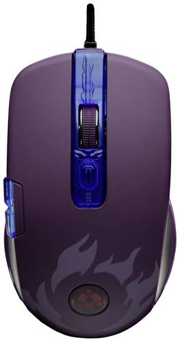 Lexip Naruto Shippuden Madara Destruction Gaming-Maus Kabelgebunden Optisch Schwarz, Lila 12000 dpi Beleuchtet, Gewichts-Tuning
