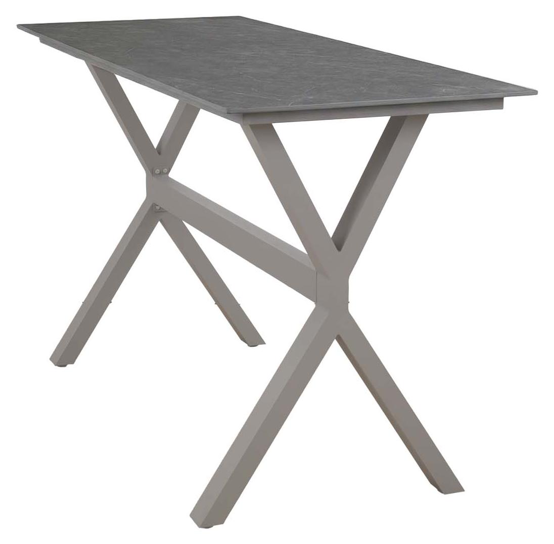 Bartisch Barletta | Camel | Desert Pearl | Aluminium & Kunststoff