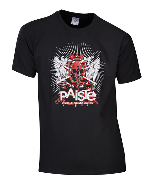 Paiste T-Shirt Skull L nero