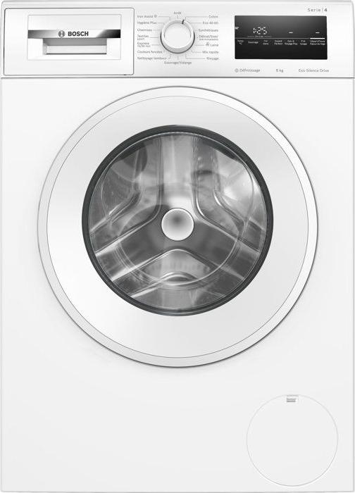 Waschmaschine, BOSCH WAN2427ZFR Serie 4, 8 kg, Induktion, 60 cm, 1200 U/min, , Dampf, Weiß