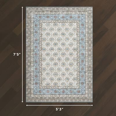 Laura Ashley Imagine Printed Chenille Washable Rugs