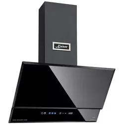 Kaiser AT 6410 F ECO Dunstabzugshaube 60 cm kopffrei Wandhaube Schwarz Glas 1250m3/h