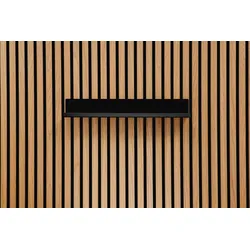 ter Hürne SilentDesign LivingWall Anbauelement Metall pulverbeschichtet schwarz Medium Lasse Medium Function 570x80x85 mm