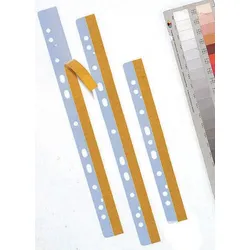 Probeco Heftstreifen, selbstklebend  für DIN A4 transparent