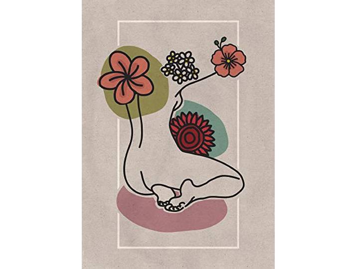 Komar Wandbild - Rosalie - Größe: 50 x 70 cm - Poster, Kunstdruck, Dekoration, Wohnzimmer, Schlafzimmer