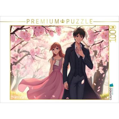 CALVENDO Puzzle Kirschblüten und Versprechen | 1000 Teile Lege-Größe 64x48cm Foto-Puzzle für glückliche Stunden