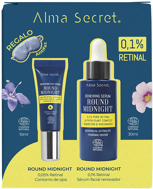 Alma Secret Round Midnight Case 3 peças