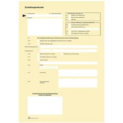 Roth, Formular, Zustellungsurkunde