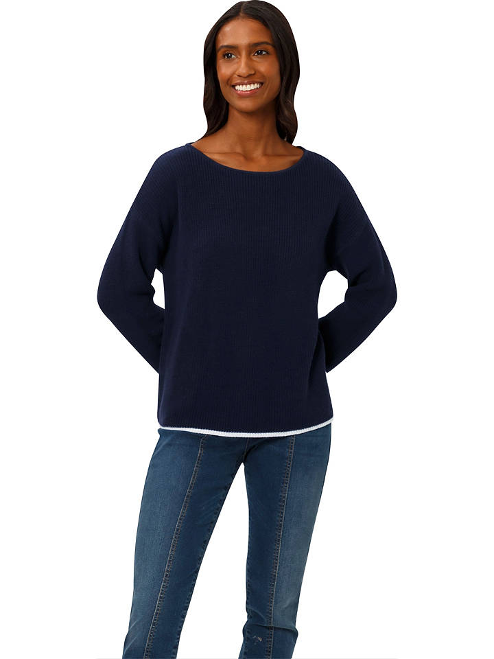 Heine Pullover in Dunkelblau - 40