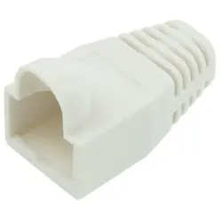 ACT RJ45 white boot for 5.5 mm cable. Color: White Cable boot rj45 5.5mm white, Server Zubehör, Weiss