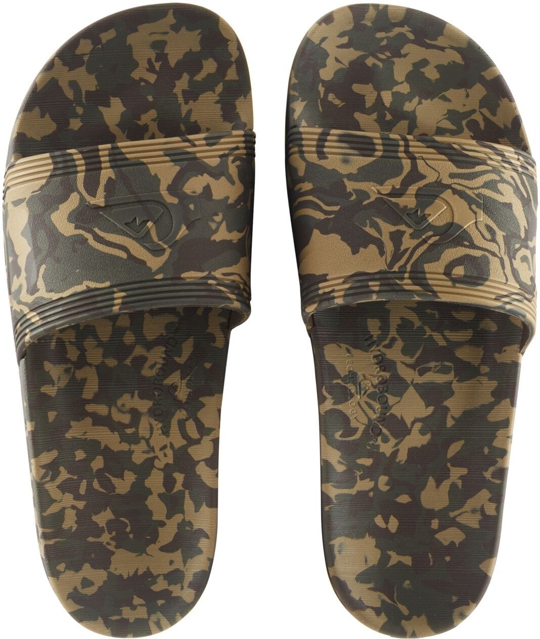 Sandale QUIKSILVER "Dockyard", Herren, Gr. 11 (44), grün (grün 1), Obermaterial: Synthetikmaterial / Futter: Textil / Außensohle: EVA., Schuhe Sandale