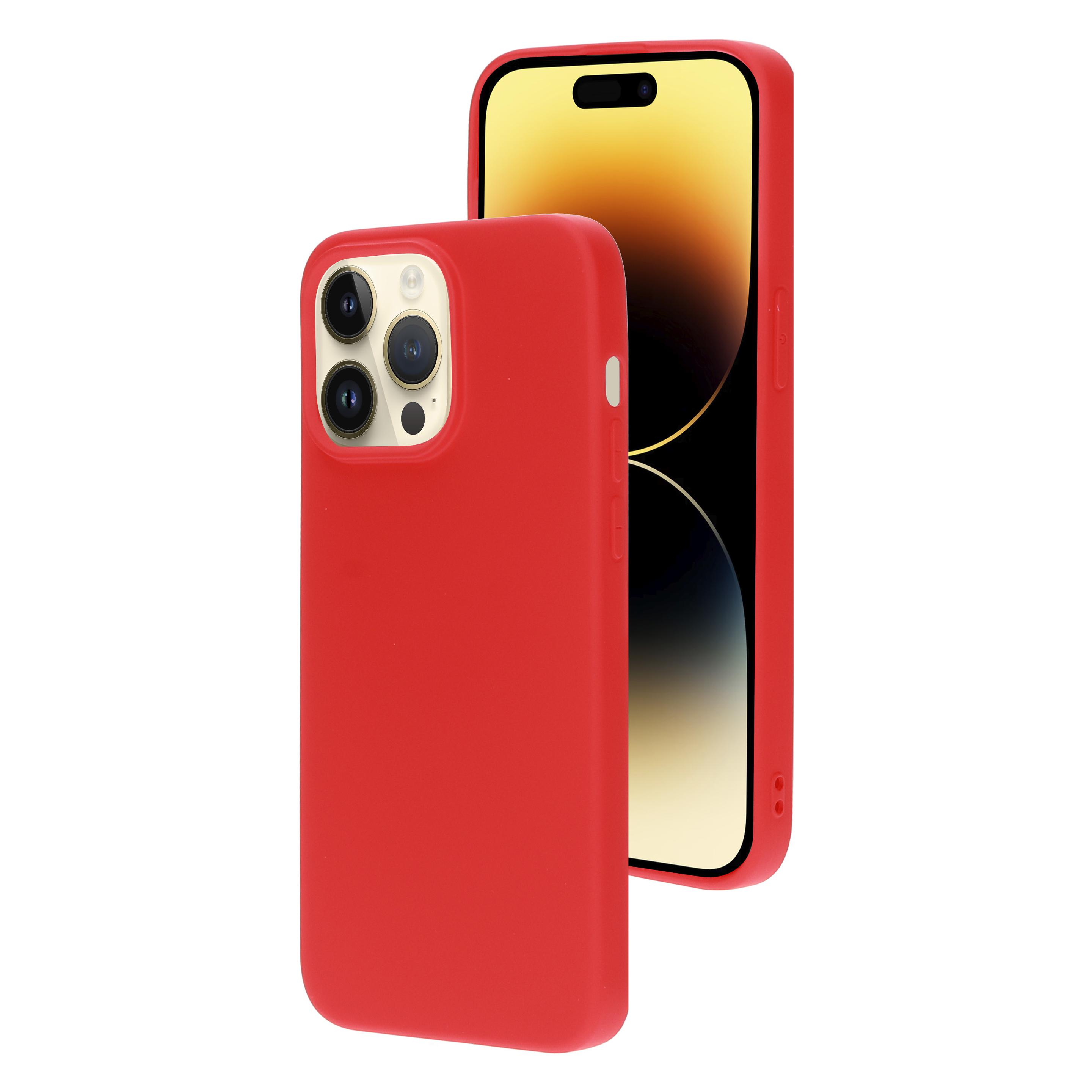 Mobiparts Silicone Cover Apple iPhone 14 Pro Max Scarlet Red (Apple iPhone 14 Pro Max) (MP-123206)