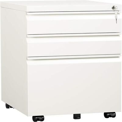 No 3 Drawer Mobile File Cabinet