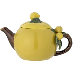 Bloomingville Limone Teekanne, Gelb, Steingut, Ø 21xH14 cm
