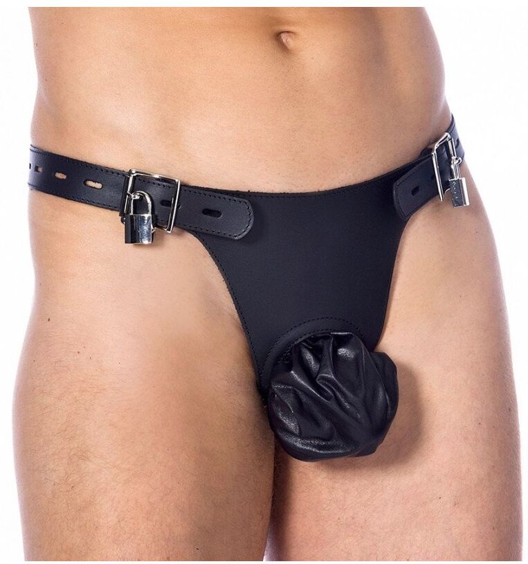 Rimba Ceinture de chasteté ouverte, cadenas inclus