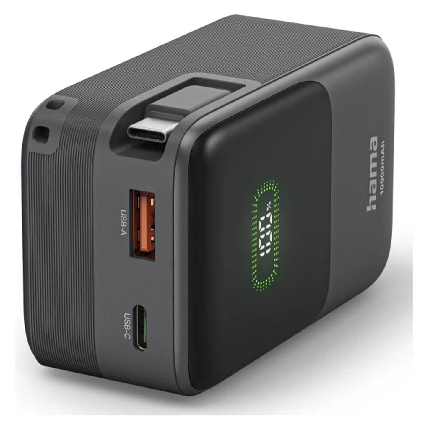 Hama Roll Up 10 (10000 mAh, 22 W, 36.50 Wh) (00201784)