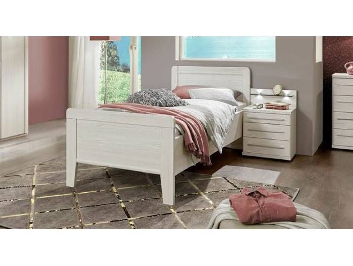 Seniorenbett Zeven Komfort Lärche Dekor 100x200cm klassischer Stil, höhenverstellbar
