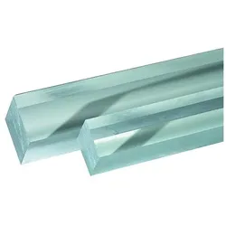 Werkstarck, Glas + Plexiglas, Plexiglas-Vierkantstäbe GS (100 cm, 4 cm)