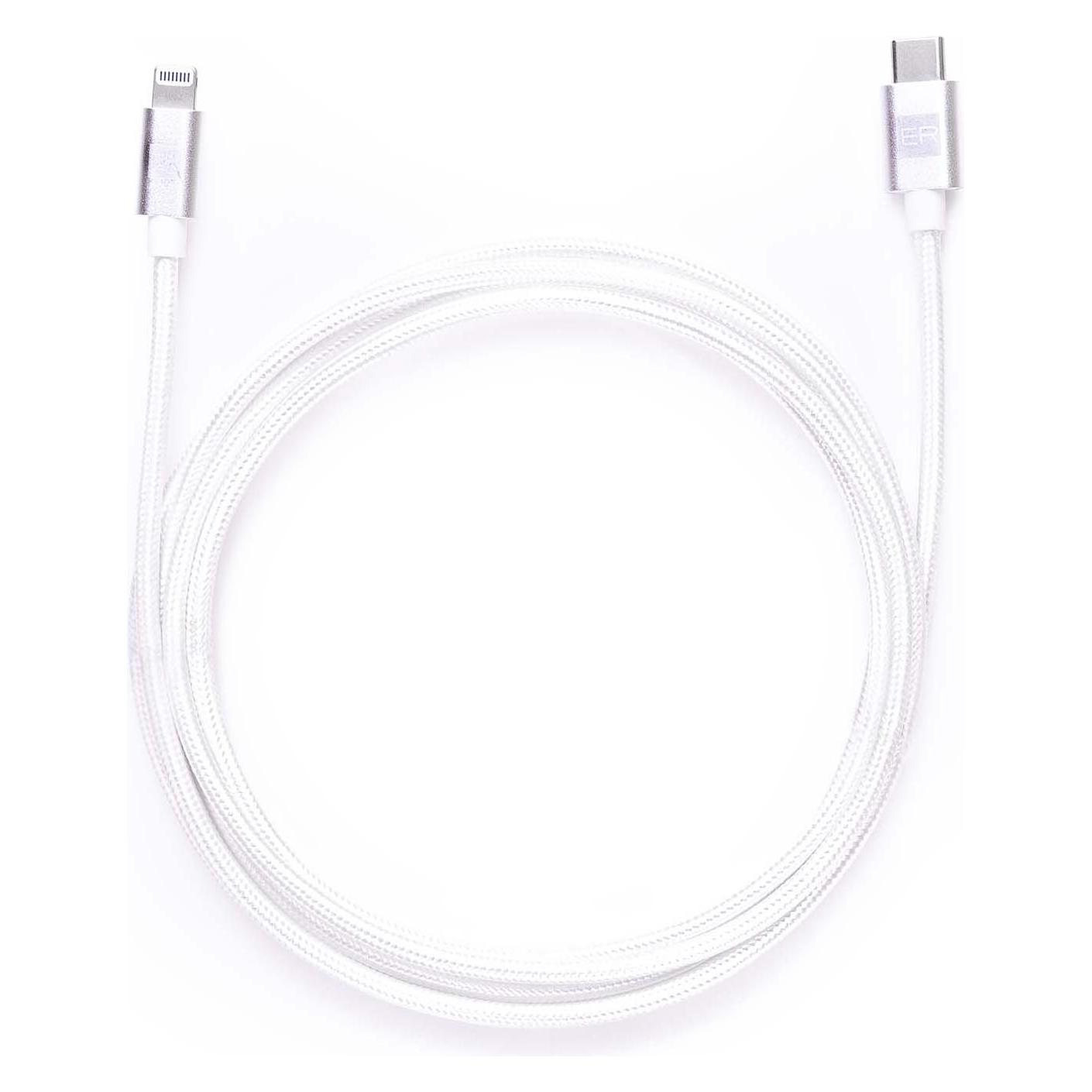ER Case POW kabel USB-C/C () bílý (2 m, 100 W) (ERPWCC5AP200-WH)