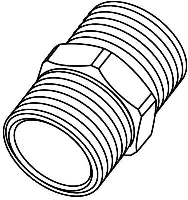 Hansgrohe Anschlußnippel Fill 2 96143000