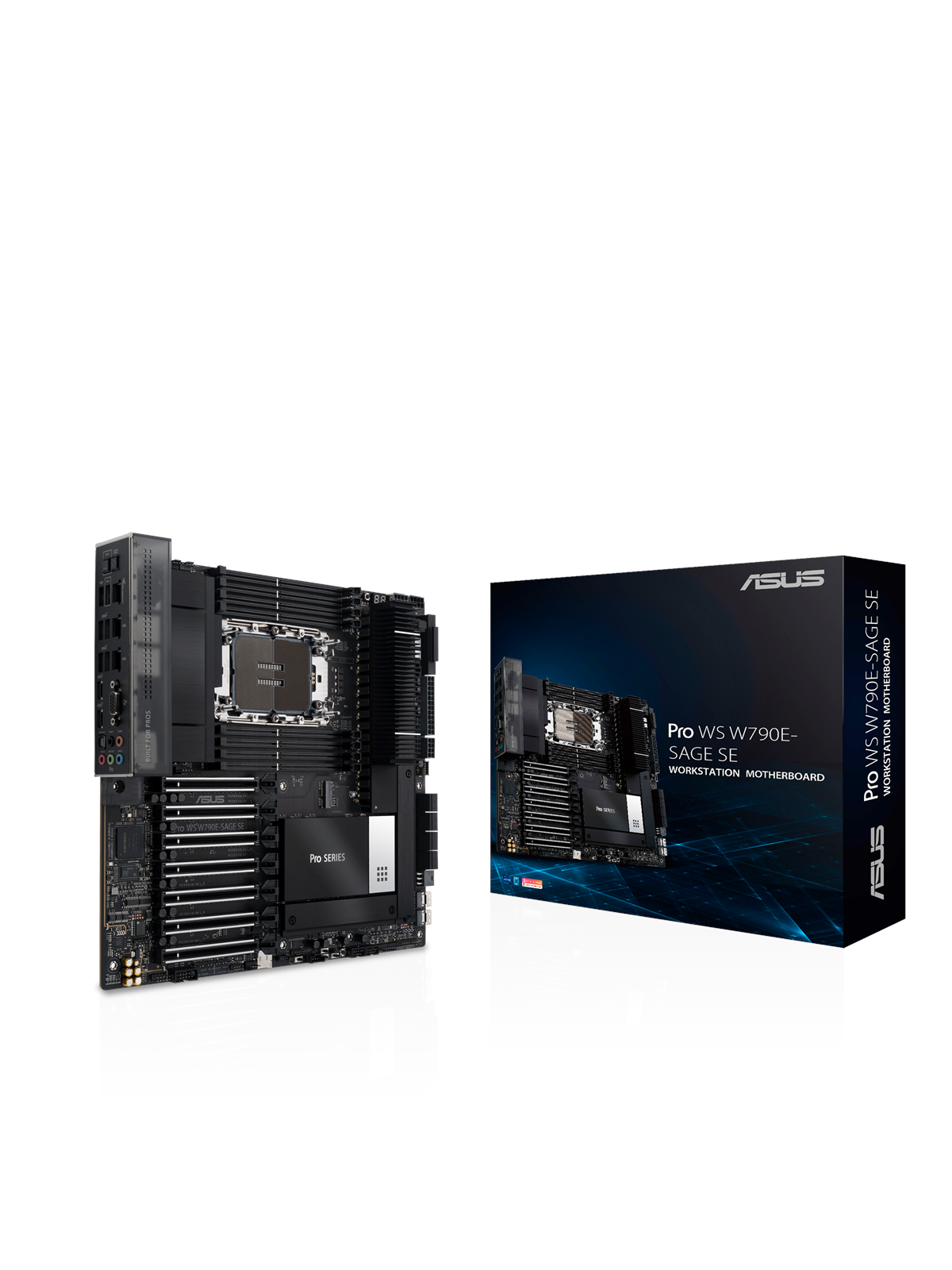 ASUS PRO WS W790E-SAGE SE Mainboard - Intel W790 - Intel LGA4677 - DDR5 RAM - SSI (Server)