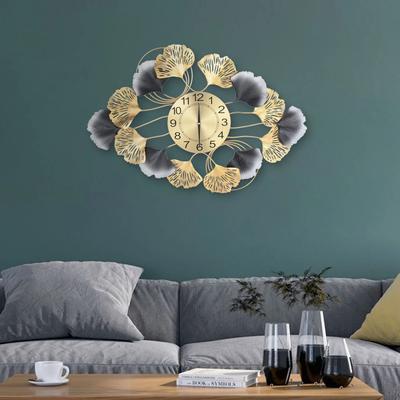 Uplift Essentials Luxury Geometric Large Wall Clock   Modern Abstract Wall Art & Gold Timepiece Luxury Geometric Large Wall Clock   Modern Abstract Wall Art & Gold Timepiece