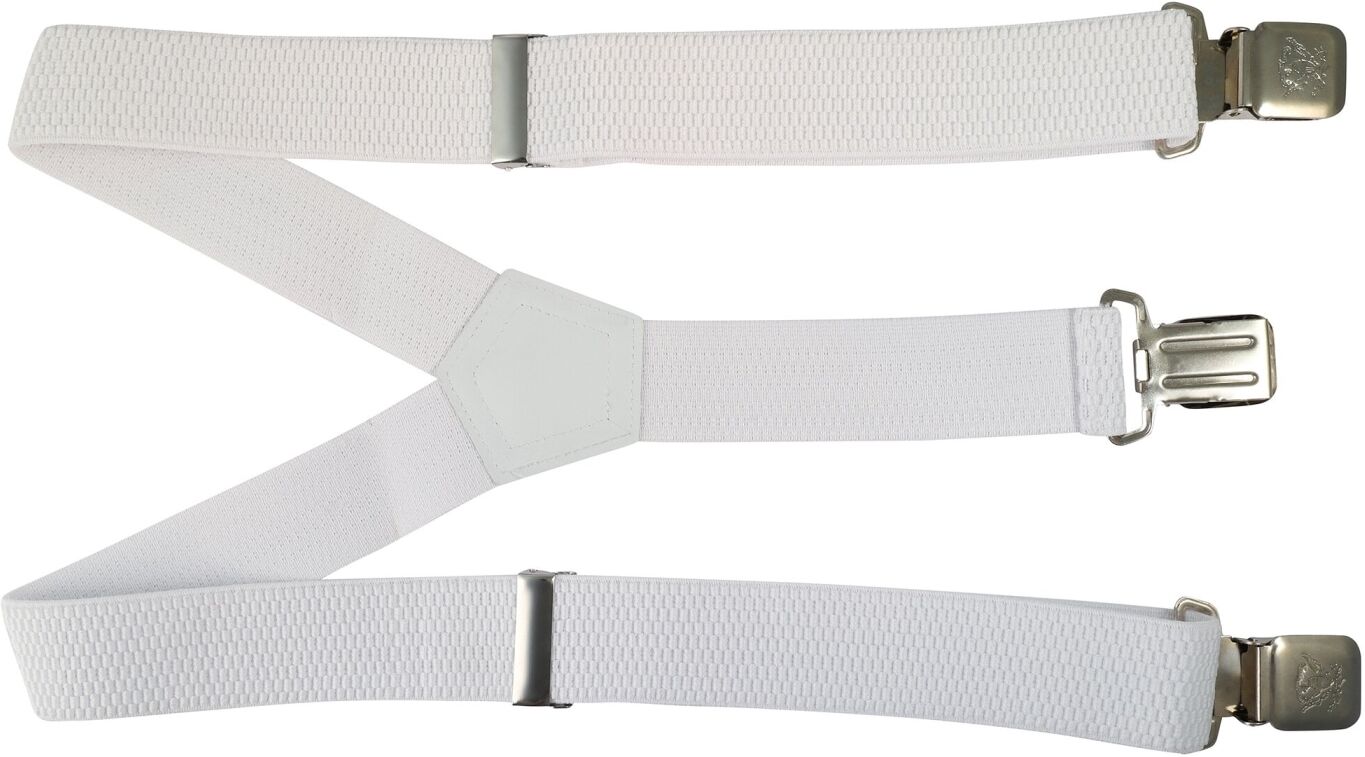 Hosenträger CHAM CHAM "Hosenträger, 110 cm", Herren, weiß, Textil, Hosenträger