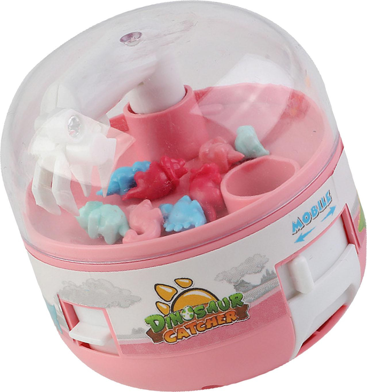 Elektrische dinosaurus grijpmachine voor kindermini-poppen, Roze
