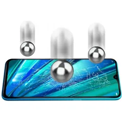 Screenguard Realme 5 Pro Full Screen Panzerglas Schutzfolie 2.5D 9H (Realme 5 Pro), Smartphone Schutzfolie, Schwarz