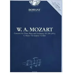 Konzert C-Dur KV299 für Flöte, Harfe und Orchester (+CD) für Flöte, Harfe und Klavier, Fachbücher