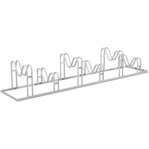 Alberts Fahrradständer Ville, 774417, Bodenmontage/freistehend, Einstellparker, beidseitig, Breite 210cm, für 6 Fahrräder