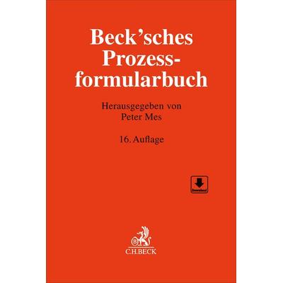 Beck'sches Prozessformularbuch, Gebundene Ausgabe von , C.H. Beck, 978-3-406-83551-3