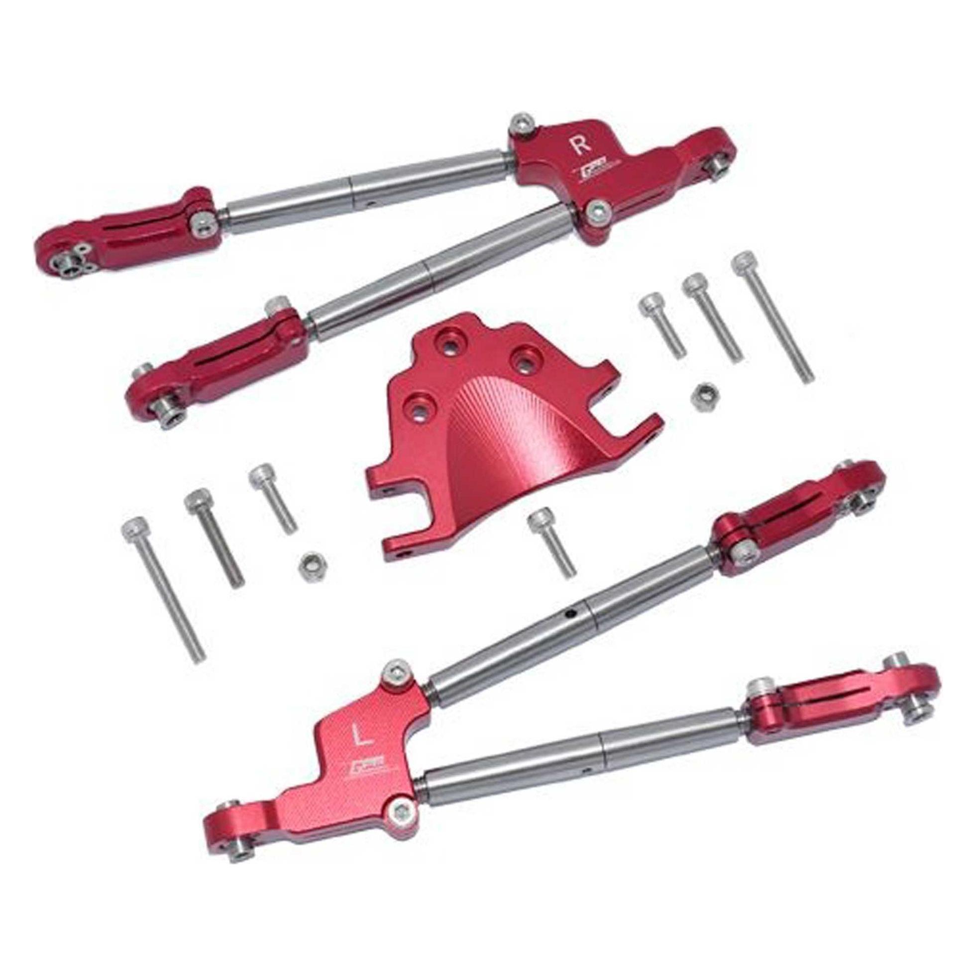 GPM Aluminium Aufhängungs-Set oben hinten rot ARRMA Kraton, Outcast 8s (GPMMAKX049RR)