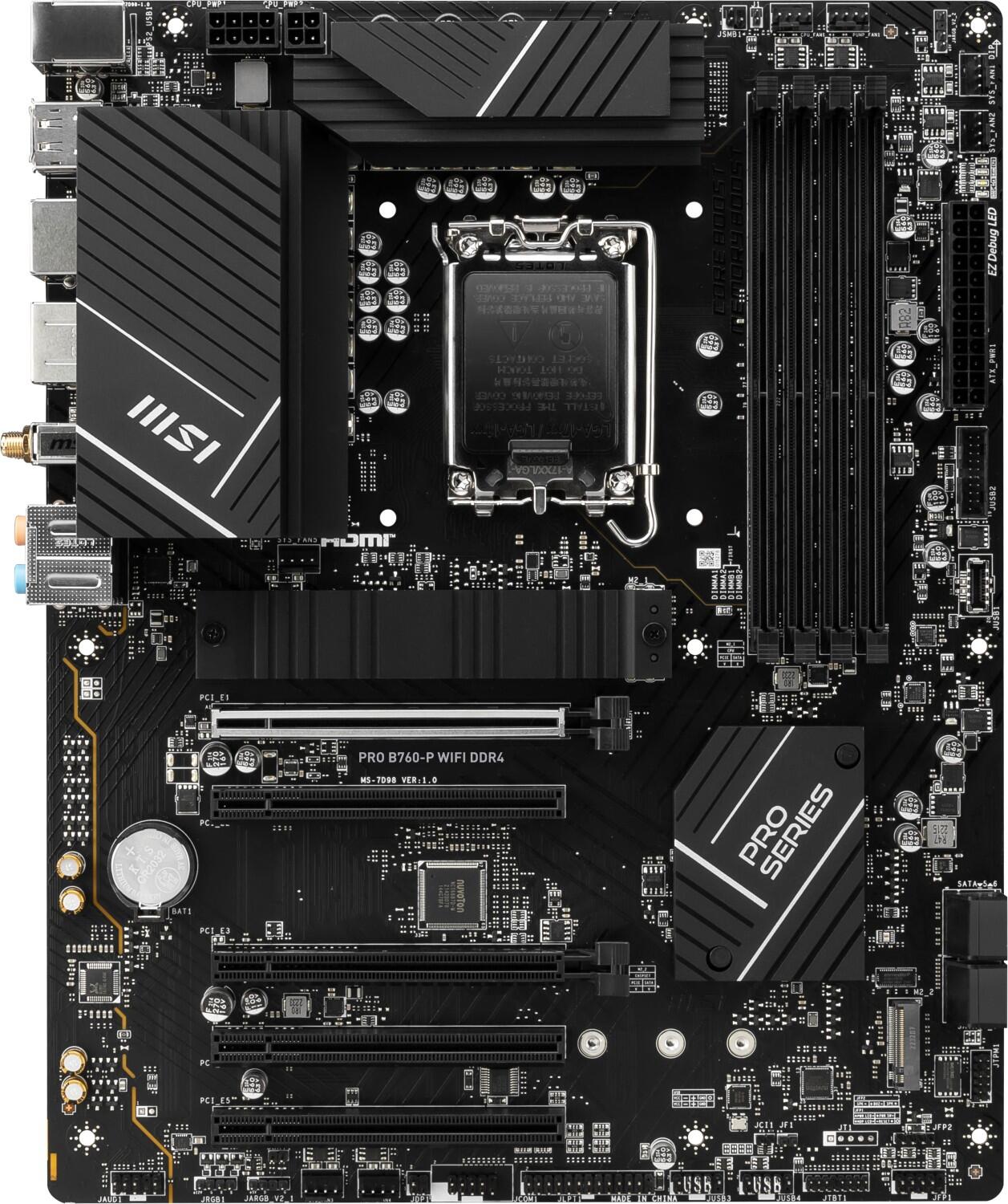 MSI PRO B760-P WIFI DDR4 7D98-001R